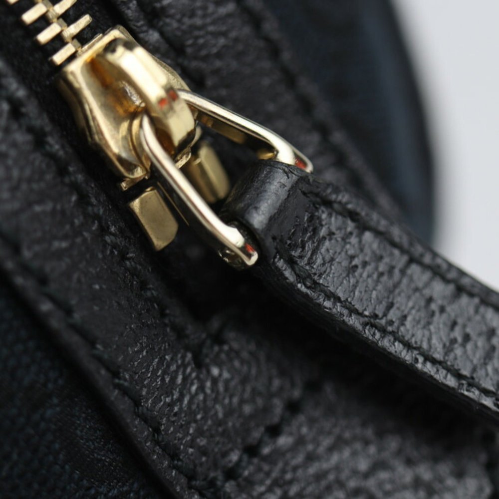 GUCCI Gucci handbag 152457 GG canvas leather black mini Boston - Picture 8 of 9